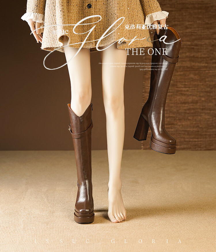 Knee High Boots Women - أحذية نسائية طويلة تصل إلى الركبة