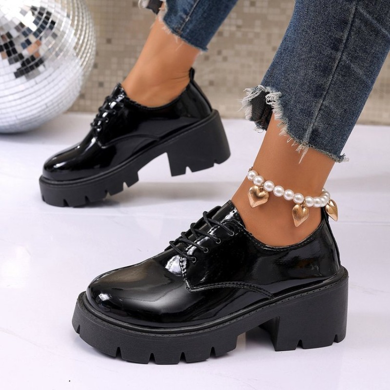 Oxford Lace Up Women - أحذية نسائية جديدة لربيع 2026، أحذية