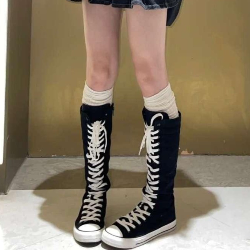 أحذية قماشية نسائية جديدة لعام - مراجعة Knee High Boots Women وسعره