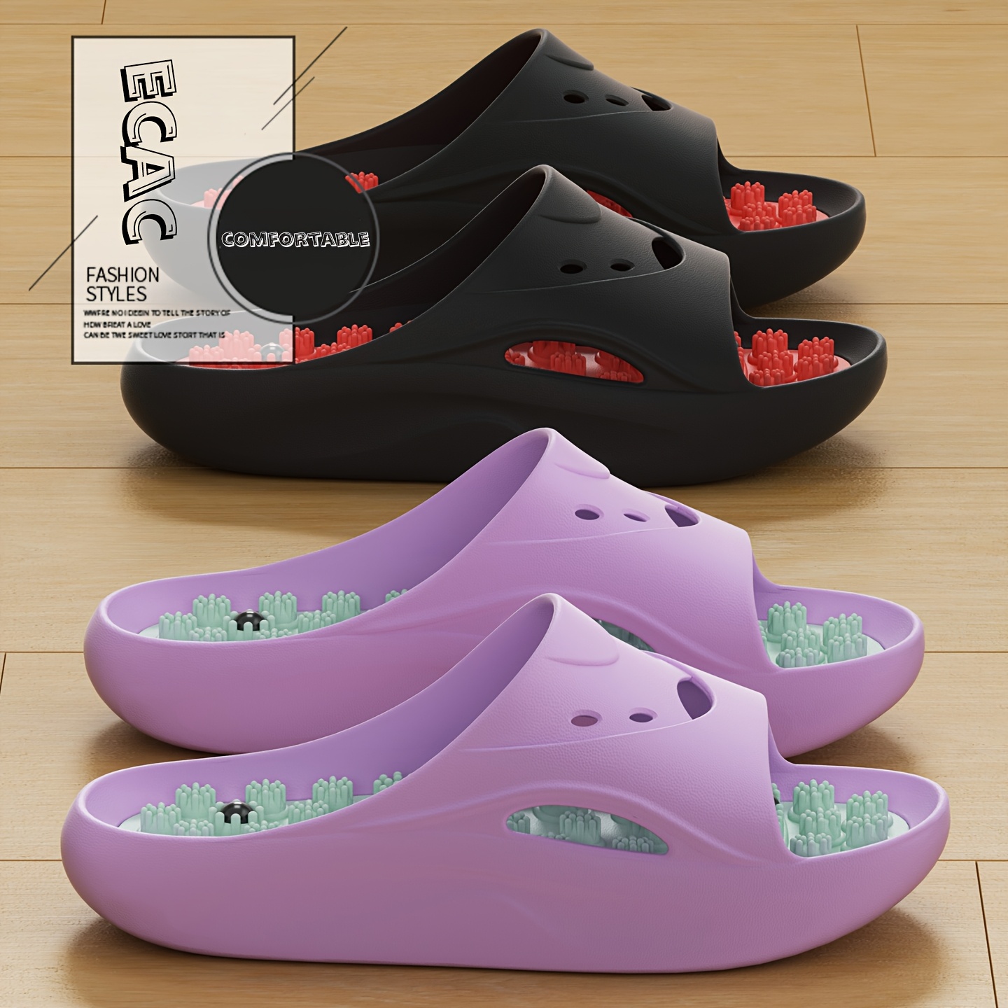 شباشب تدليك للرجال والنساء من  - مراجعة Mule Slip On وسعره
