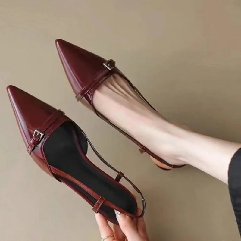 صنادل نسائية عصرية بكعب منخفض  - مراجعة Women'S Shoes Quality وسعره