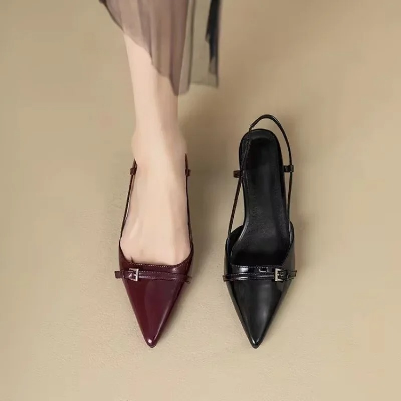 صنادل نسائية عصرية بكعب منخفض  - مراجعة Women'S Shoes Quality وسعره