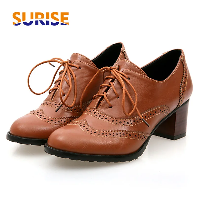 حذاء نسائي بريطاني أوكسفورد بك - مراجعة Oxford Lace Up Women وسعره