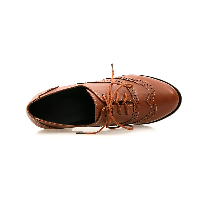 حذاء نسائي بريطاني أوكسفورد بك - مراجعة Oxford Lace Up Women وسعره