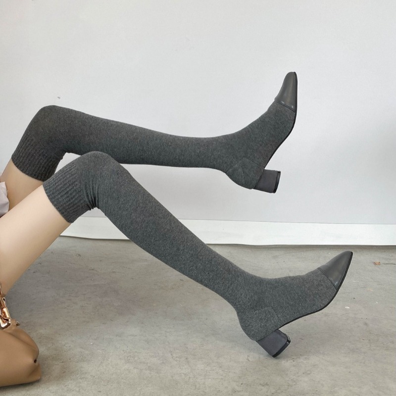 أحذية عالية الركبة جورب 2025 ج - مراجعة Sock Boot Women وسعره